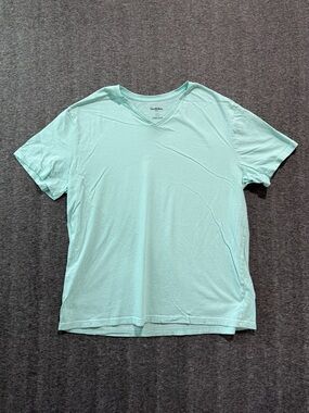 Goodfellow & Co Men’s V-Neck T-Shirt in Mint Green Size XL